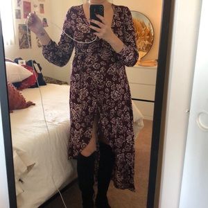 Cotton Candy LA wrap dress